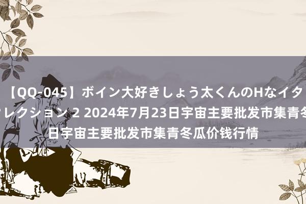 【QQ-045】ボイン大好きしょう太くんのHなイタズラ BESTセレクション 2 2024年7月23日宇宙主要批发市集青冬瓜价钱行情