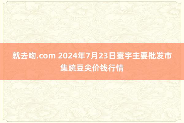 就去吻.com 2024年7月23日寰宇主要批发市集豌豆尖价钱行情