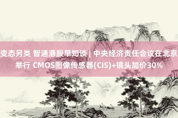 变态另类 智通港股早知谈 | 中央经济责任会议在北京举行 CMOS图像传感器(CIS)+镜头加价30%