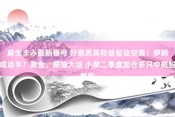 麻生まみ最新番号 好意思英和谐髻动空袭！伊朗或动手？黄金、原油大涨 小摩二季度加仓多只中概股