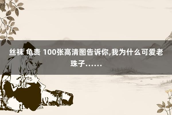 丝袜 龟责 100张高清图告诉你，我为什么可爱老珠子……